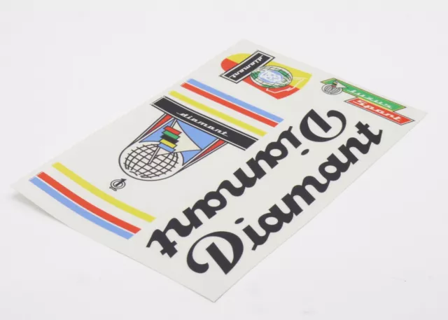 DIAMANT Decals Sticker Dekor 5-teilig Set Luxus Sport 60er DDR