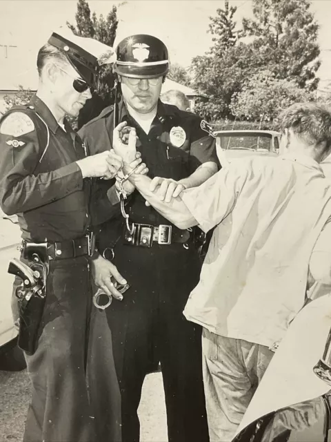1950s 60s Los Angeles Police Department LAPD 8x10 Arrest Photo 3