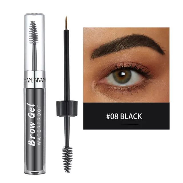 Eye Brow Tattoo Dye Gel Eyebrow Cream With Brush Waterproof Long Lasting Makeup