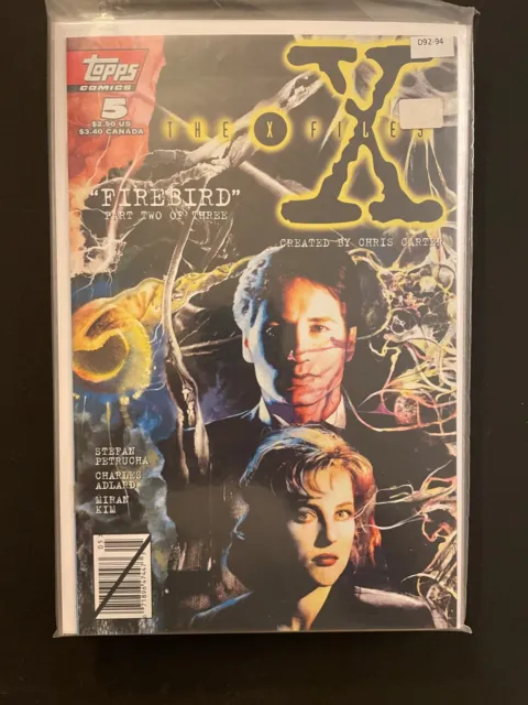 The X-Files 5 High Grade 9.4 Topps Comic Book D92-94
