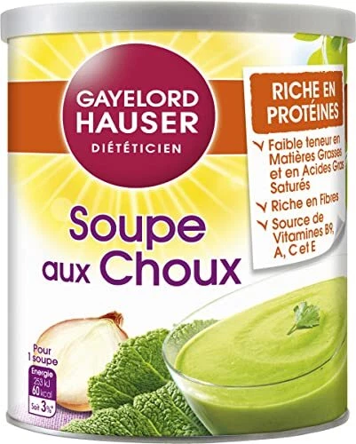 GAYELORD HAUSER - Soupe aux Choux Diététicien - Soupe Instantanée Pauvre en Mati
