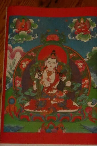 Thangka-bild Yidam Vajrasattva Buddhismus Tibet Dharma