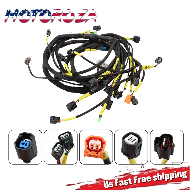 K-Series K20 K24 Tucked Engine Harness for Honda Acura K-Swap 2002-04 RSX Type S