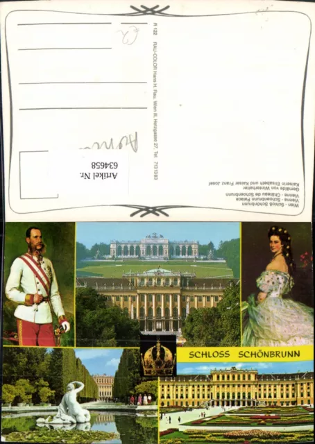 634658,Mehrbild Ak Wien Vienna Hietzing Schloss Schönbrunn