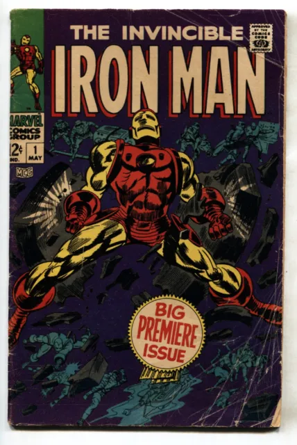 Iron Man #1-1968- Marvel Silver Age- First issue-comic book-G/VG