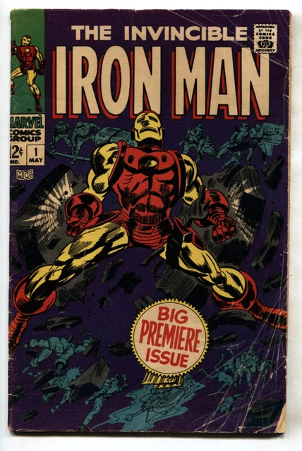 Iron Man #1-1968- Marvel Silver Age- First issue-comic book-G/VG