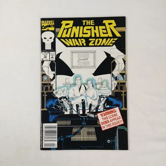 The Punisher War Zone #12 Newsstand (1993 Marvel Comics) VF
