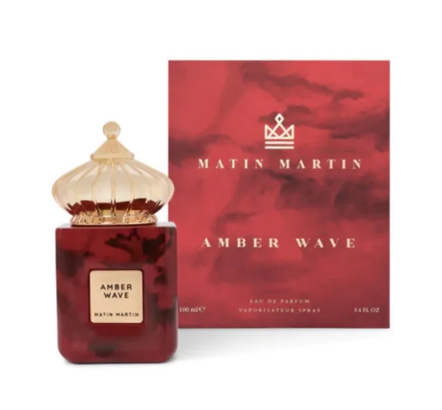 Matin Martin AMBER WAVE EDP Perfume 100 ML Unisex🥇As Beautiful As It Gets🥇