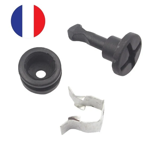 Kit De 10 Attaches En Alliage D'aluminium Pour Cache Sous-moteur Peugeot/Citroën - Compatible 206, 207, 406, 407, 806, 807 - 6