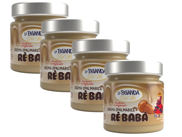 4 Creme Spalmabili Rè Babà Al Gusto Di Babà Napoletano LA BEVANDA DEL RE