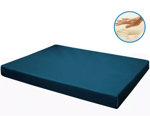 Waterproof Memory Foam Pet Dog Bed for Small Medium to Extra Large Pacific Blue