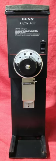 SANITIZED!!! Bunn G3 HD Commercial 3 lb Coffee Grinder 22100 READY TO USE! 1121