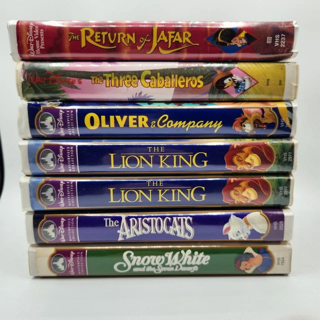 WALT DISNEY VHS Tapes Lot of 7 Masterpiece Collection Lion King £14.47