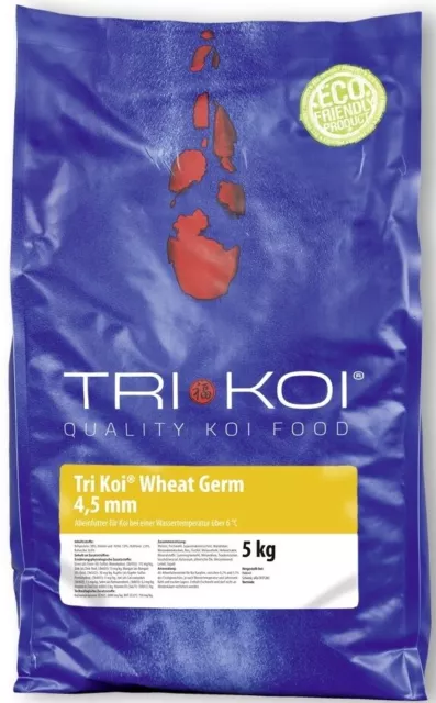 Tri Koi® Wheat Germ Medium (4,5mm) 5 - 50 kg, Koifutter Koi Teich