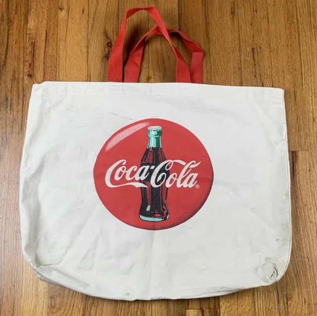 Vintage 1980’s Coca-Cola Coke Is It Canvas Tote Bag
