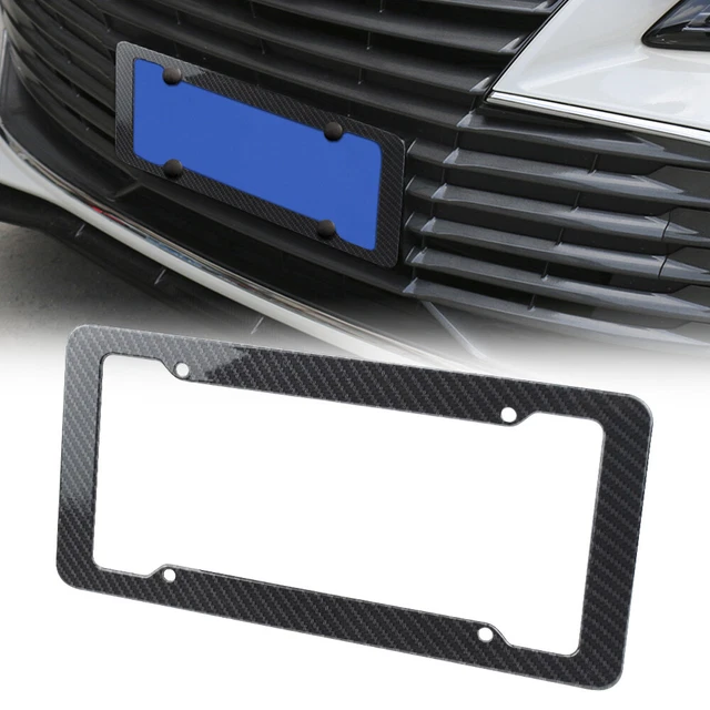 US Car Plastic Carbon Fiber License Plate Frame For Volkswagen Golf Jetta Passat