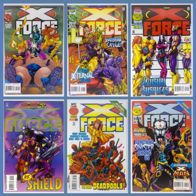 X-Force (1991) 52-61 66 67 Annual 1 3 '95 '96 | 20 Book Lot | Marvel Cable