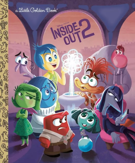DISNEY/PIXAR INSIDE OUT 2 Little Golden Book HARDCOVER 2024 by Golden