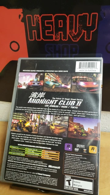 Midnight Racing X Box MIDNIGHT CLUB II 2 - Racing - Original Xbox (Fast Shipping) $9.98 ...