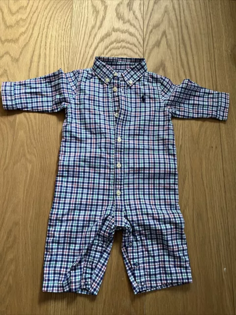 Original Ralph Lauren Baby Einteiler Kariert