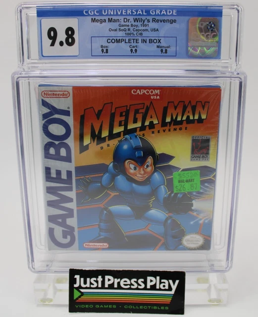 MEGA MAN 3 CGC 8.0 NES Nintendo CIB Complete In Box 1990