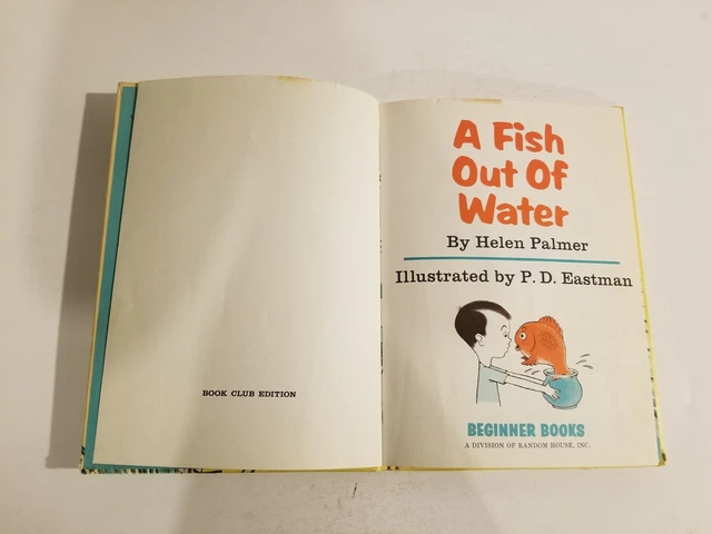 DR SEUSS BEGINNER Books - A Fish Out Of Water - Helen Palmer (1961) $14 ...
