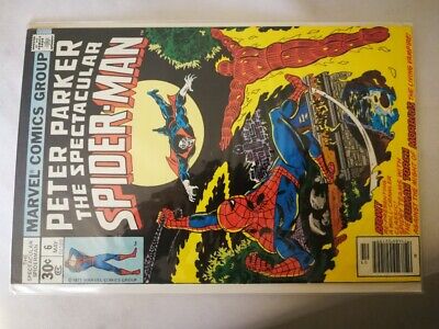 Peter Parker The Spectacular Spider Man Marvel Comic Book Newstand Edition Rare