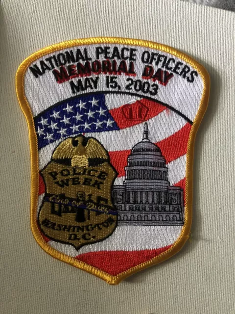 US  Police -  2003 Police Memorial Day    DC  Police Patch