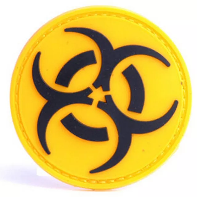 5Pcs Zombie Outbreak Response Team Resident Evil Umbrella Rubber Hook Patch Glow 2