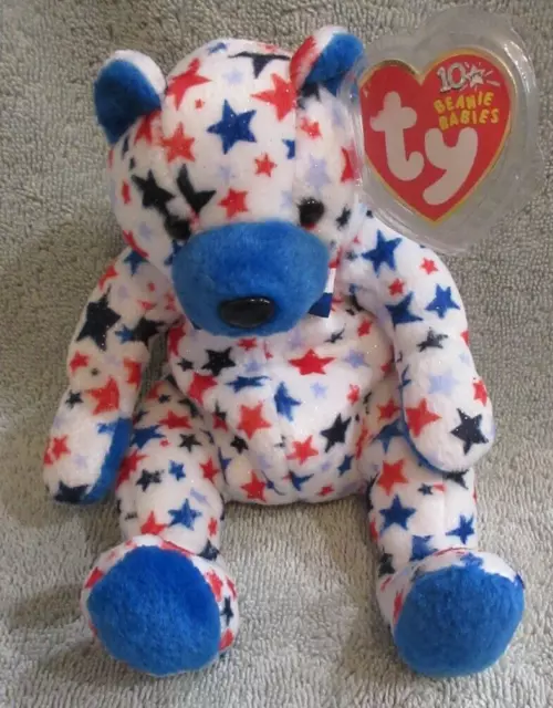 Ty Beanie Baby Blue Bear DOB January 17, 2003 MWMT Free Shipping