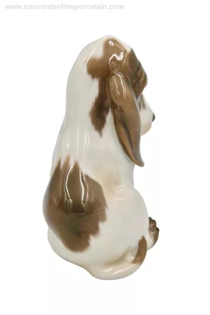 Superb Dahl Jensen figurine Basset Hound Puppy Copenhagen Porcelain dog