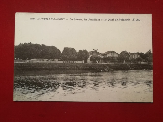 CPA 94 JOINVILLE le PONT - La Marne , Les Pavillons et le Quai de Potangis