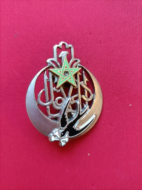 Insigne D'épaule Métal - Officiers De L'armée Royale Britannique - Vintage