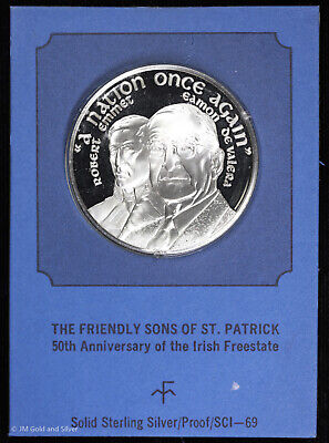 .925 Sterling Silver Franklin Mint Medal | The Friendly Sons of St. Patrick