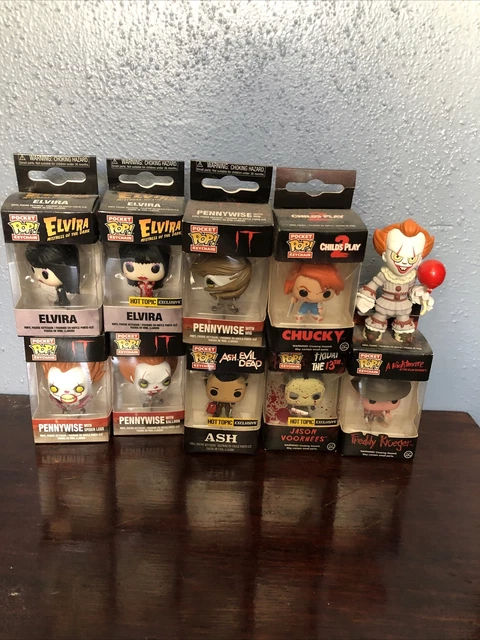 funko pop horror movies lot 9 keychains + 1