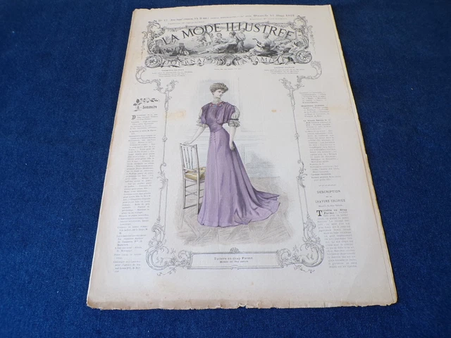Revue Ancienne LA MODE ILLUSTREE N°10 Du 6 Mars 1904 - Occasion, état Vintage