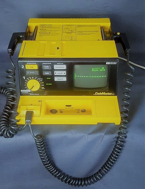 Hewlett Packard CodeMaster defibrillator monitor HP