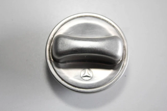 Tapa De Depósito De Combustible Original Mercedes Cromada, Para R107 W114 W115 W116 W123 W126 W201 W124 – Usado, Metal