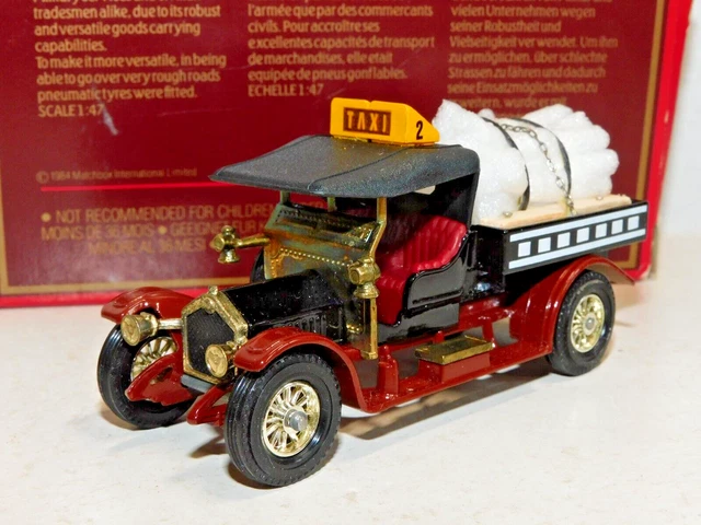 MATCHBOX YESTERYEAR 1918 Crossley Lorry Taxi Y26 Code 3 £9.95 - PicClick UK