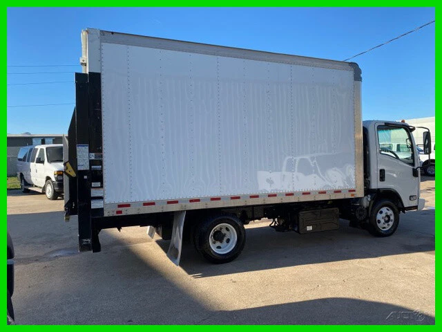 2016 Isuzu NPR Box Van Diesel 1600Lb Tommy Lift Gate Delivery IBT PWL