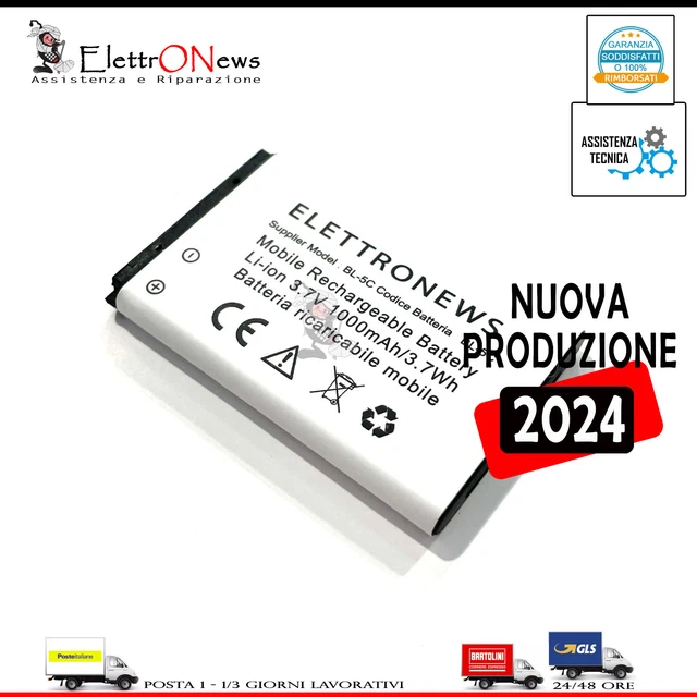 Batteria Per Telefoni Anziani Batteria Per Brondi President 800mAh – Ricambio Perfetto Per Il Tuo Cordless, Dura A Lungo! Batteria Brondi 800mAh BL-4C Ricambio - Foto 2
