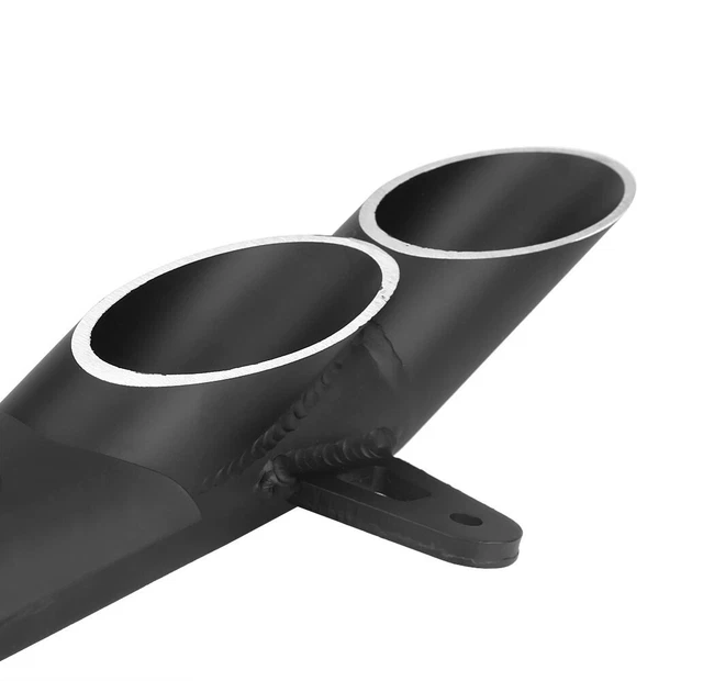 Motorcycle Dualoutlet Exhaust Tail Pipe Muffler Tailpipe Tip For YZFR6 For GSXR