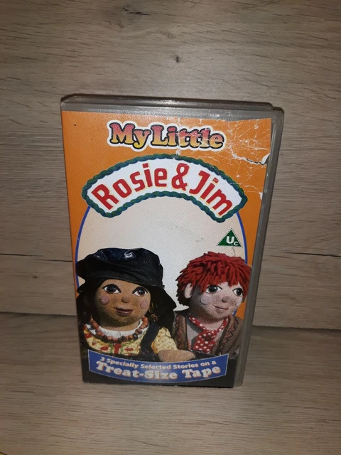 My Little Rosie & Jim Steam Train Splish Splash Sneezes VHS Video Tape Rare