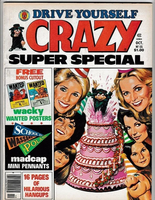 Three's Company Crazy Parody Magazine October 1979 Suzanne Somers Joyce Dewitt