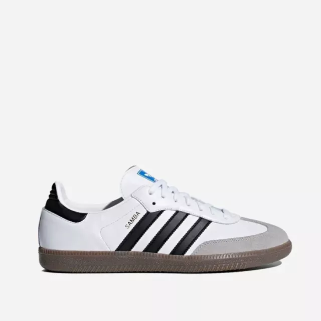 adidas Samba OG Unisex Originals Shoes Trainers UK Size 3 - 7 White Black