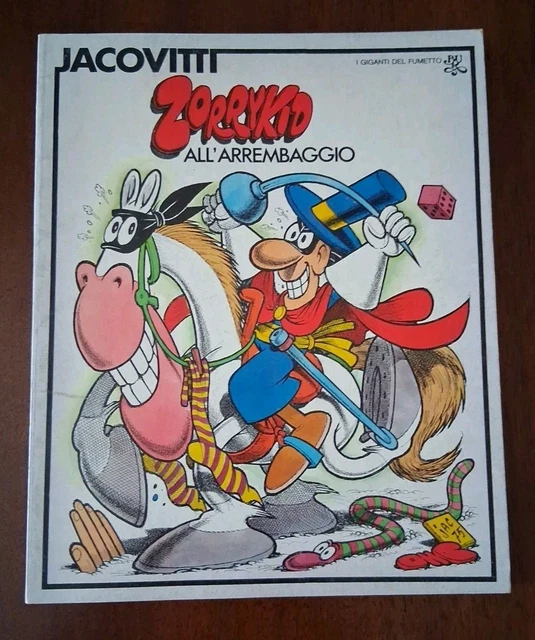 JACOVITTI ZORRYKID ALL'ARREMBAGGIO - I GIGANTI DEL FUMETTO BUR 1ère édition 1975