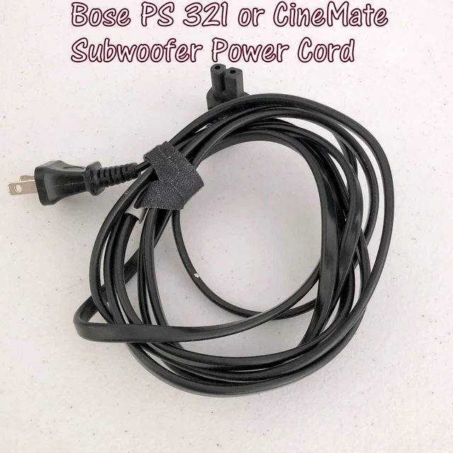ORIGINAL BOSE PS 321 Series I II III & CineMate Subwoofer Power Cord