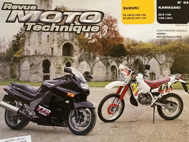 Revue technique moto N° 84 - SUZUKI TS 125 R - TS 200 R - KAWASAKI ZZ-R 1100