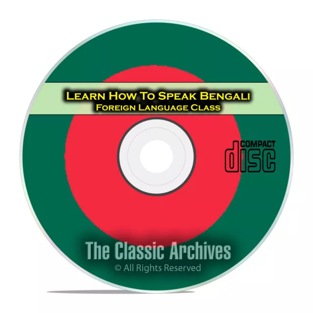 Learn How To Speak Bengali, Fast & Easy Foreign Language Training Course, CD D85