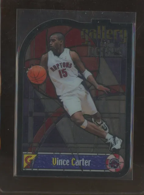2000 Topps Gallery Stained Glass Gallery Heroes Vince Carter Raptors